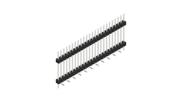 Fischer Elektronik Stiftleiste (Standard) Anzahl Reihen: 1 SL15SMD20724ZP 10St.