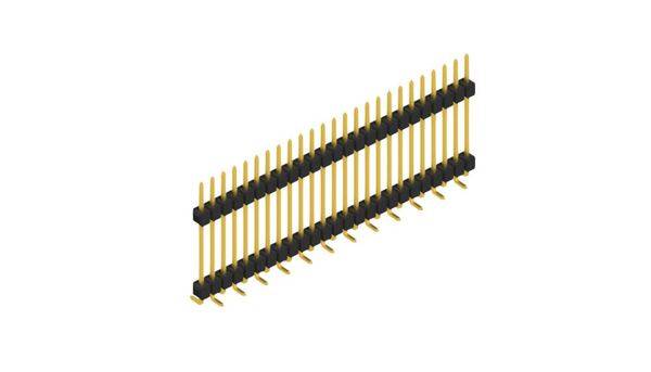 Fischer Elektronik Stiftleiste (Standard) Anzahl Reihen: 1 SL15SMD20725G 10St.
