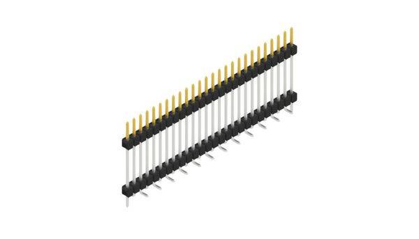 Fischer Elektronik Stiftleiste (Standard) Anzahl Reihen: 1 SL15SMD20726SP 10St.