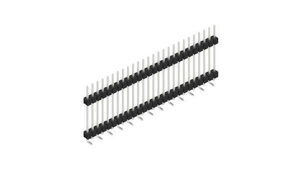 Fischer Elektronik Stiftleiste (Standard) Anzahl Reihen: 1 SL15SMD20726Z 10St.