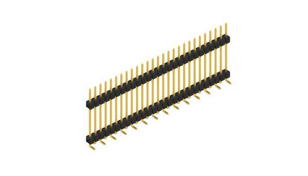 Fischer Elektronik Stiftleiste (Standard) Anzahl Reihen: 1 SL15SMD20727G 10St.