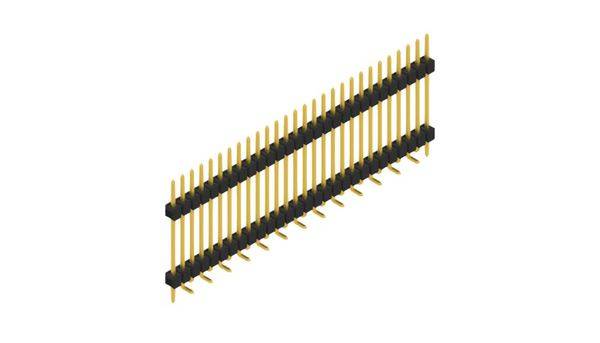Fischer Elektronik Stiftleiste (Standard) Anzahl Reihen: 1 SL15SMD20728GP 10St.