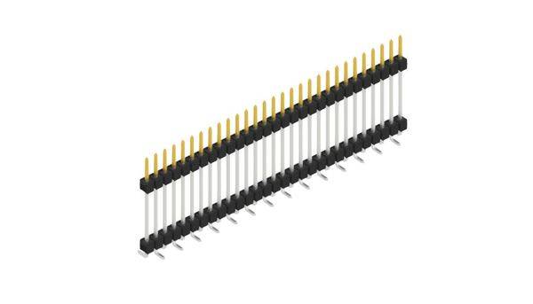 Fischer Elektronik Stiftleiste (Standard) Anzahl Reihen: 1 SL15SMD20729S 10St.