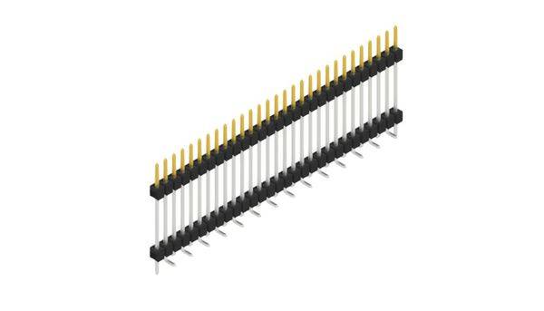 Fischer Elektronik Stiftleiste (Standard) Anzahl Reihen: 1 SL15SMD20729SP 10St.