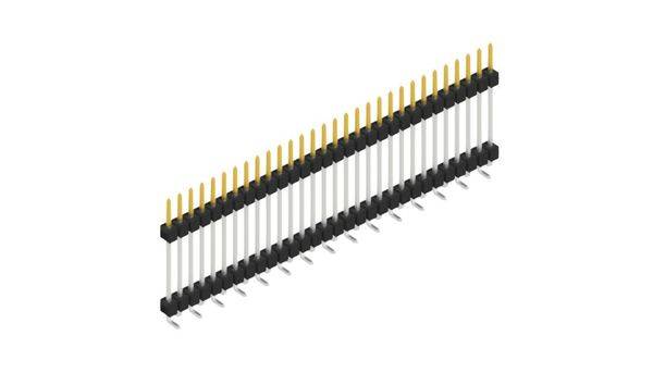Fischer Elektronik Stiftleiste (Standard) Anzahl Reihen: 1 SL15SMD20730S 10St.