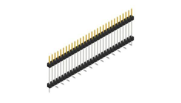 Fischer Elektronik Stiftleiste (Standard) Anzahl Reihen: 1 SL15SMD20730SP 10St.