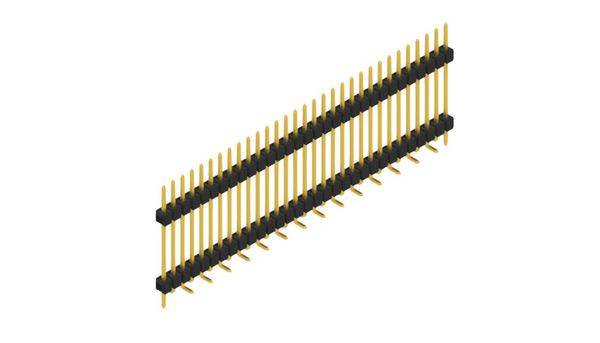 Fischer Elektronik Stiftleiste (Standard) Anzahl Reihen: 1 SL15SMD20731GP 10St.