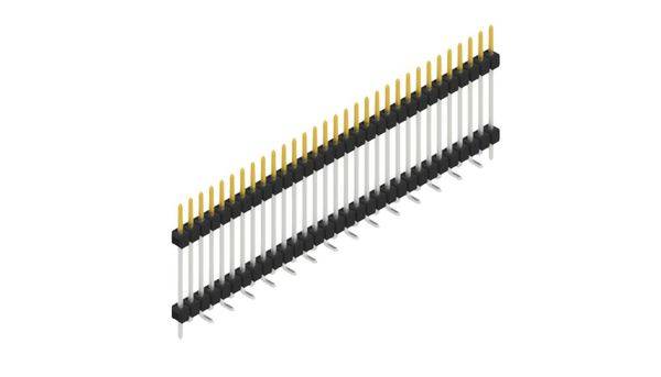 Fischer Elektronik Stiftleiste (Standard) Anzahl Reihen: 1 SL15SMD20731SP 10St.