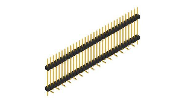 Fischer Elektronik Stiftleiste (Standard) Anzahl Reihen: 1 SL15SMD20732GP 10St.