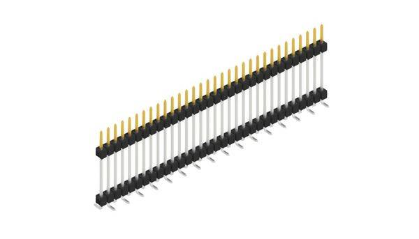 Fischer Elektronik Stiftleiste (Standard) Anzahl Reihen: 1 SL15SMD20732S 10St.