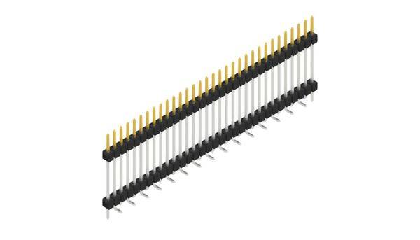 Fischer Elektronik Stiftleiste (Standard) Anzahl Reihen: 1 SL15SMD20732SP 10St.