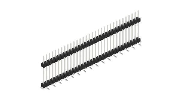 Fischer Elektronik Stiftleiste (Standard) Anzahl Reihen: 1 SL15SMD20732Z 10St.