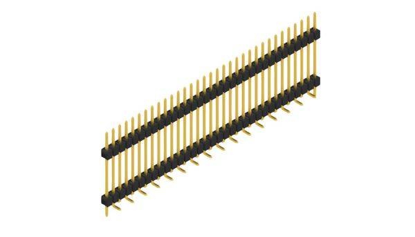 Fischer Elektronik Stiftleiste (Standard) Anzahl Reihen: 1 SL15SMD20733GP 10St.