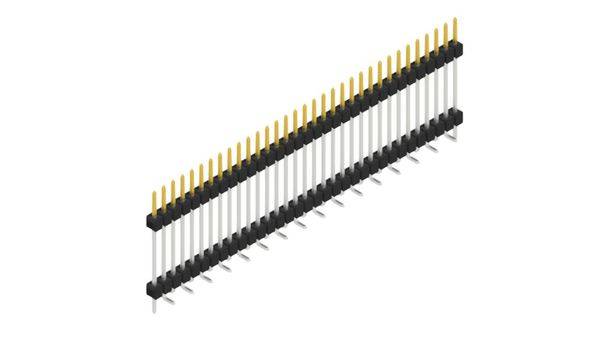 Fischer Elektronik Stiftleiste (Standard) Anzahl Reihen: 1 SL15SMD20733SP 10St.