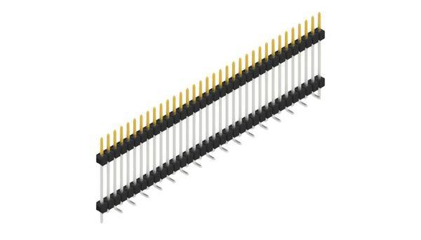 Fischer Elektronik Stiftleiste (Standard) Anzahl Reihen: 1 SL15SMD20734SP 10St.