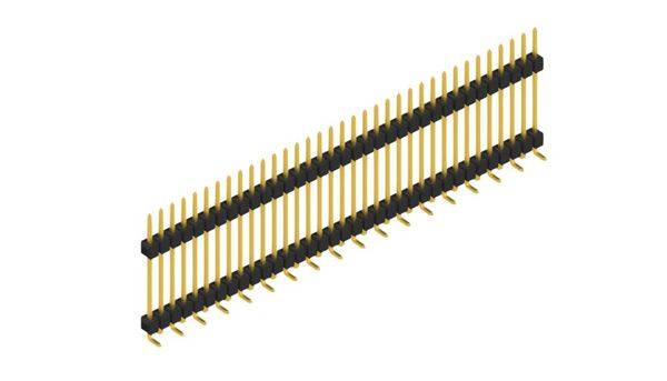 Fischer Elektronik Stiftleiste (Standard) Anzahl Reihen: 1 SL15SMD20735G 10St.