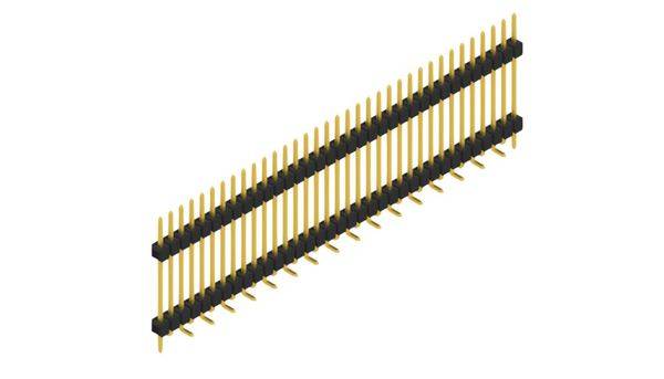 Fischer Elektronik Stiftleiste (Standard) Anzahl Reihen: 1 SL15SMD20735GP 10St.