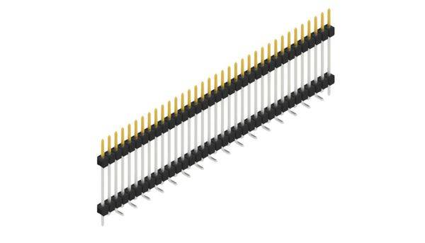 Fischer Elektronik Stiftleiste (Standard) Anzahl Reihen: 1 SL15SMD20735SP 10St.