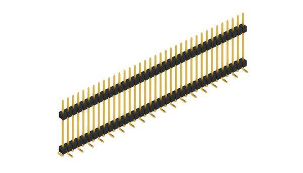 Fischer Elektronik Stiftleiste (Standard) Anzahl Reihen: 1 SL15SMD20736G 10St.