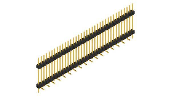 Fischer Elektronik Stiftleiste (Standard) Anzahl Reihen: 1 SL15SMD20736GP 10St.