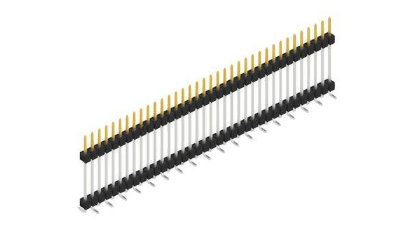 Fischer Elektronik Stiftleiste (Standard) Anzahl Reihen: 1 SL15SMD20736S 10St.