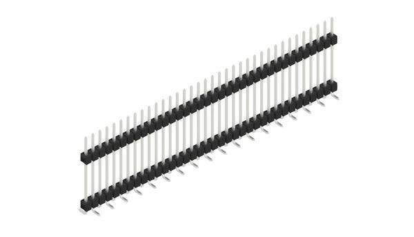 Fischer Elektronik Stiftleiste (Standard) Anzahl Reihen: 1 SL15SMD20736Z 10St.