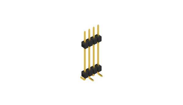 Fischer Elektronik Stiftleiste (Standard) Anzahl Reihen: 1 10051955 10St.