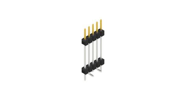 Fischer Elektronik Stiftleiste (Standard) Anzahl Reihen: 1 10051964 10St.