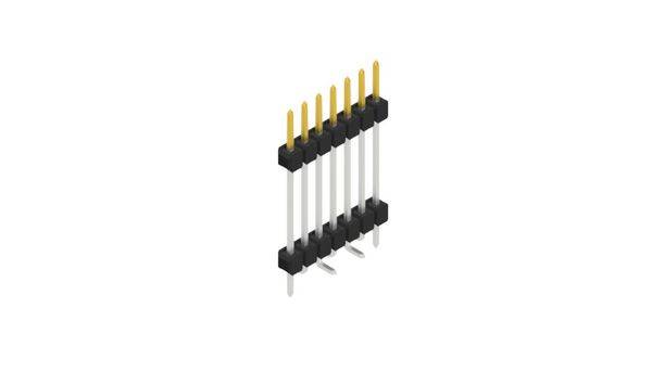 Fischer Elektronik Stiftleiste (Standard) Anzahl Reihen: 1 10051975 10St.
