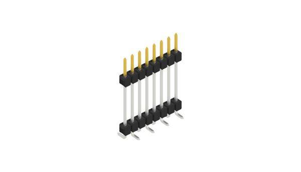 Fischer Elektronik Stiftleiste (Standard) Anzahl Reihen: 1 10051979 10St.