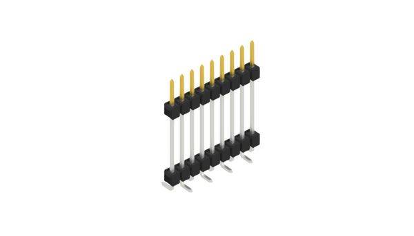Fischer Elektronik Stiftleiste (Standard) Anzahl Reihen: 1 10051985 10St.