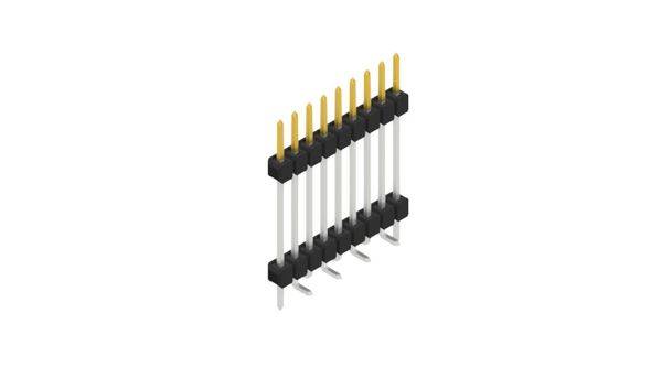 Fischer Elektronik Stiftleiste (Standard) Anzahl Reihen: 1 10051986 10St.