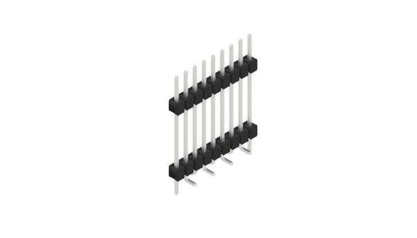 Fischer Elektronik Stiftleiste (Standard) Anzahl Reihen: 1 SL15SMD2079ZP 10St.