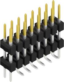 Fischer Elektronik Stiftleiste (Standard) Anzahl Reihen: 2 10052100 10St.