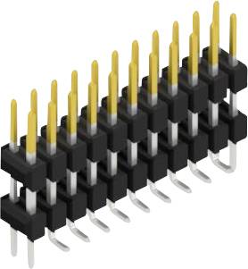 Fischer Elektronik Stiftleiste (Standard) Anzahl Reihen: 2 SL16SMD10722SP 10St.
