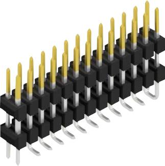 Fischer Elektronik Stiftleiste (Standard) Anzahl Reihen: 2 SL16SMD10726SP 10St.