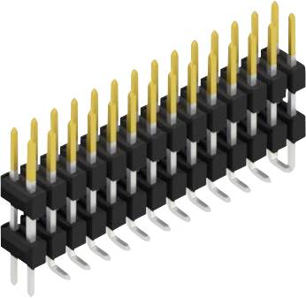Fischer Elektronik Stiftleiste (Standard) Anzahl Reihen: 2 SL16SMD10728SP 10St.