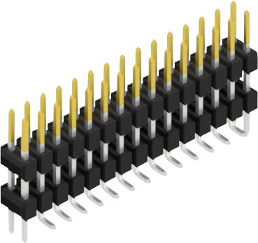 Fischer Elektronik Stiftleiste (Standard) Anzahl Reihen: 2 10052131 10St.