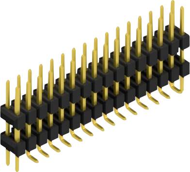 Fischer Elektronik Stiftleiste (Standard) Anzahl Reihen: 2 SL16SMD10732GP 10St.