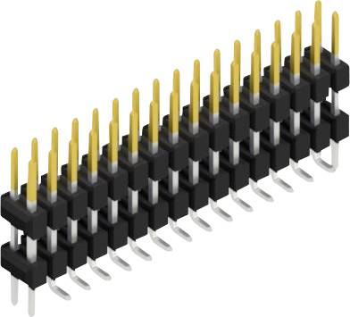 Fischer Elektronik Stiftleiste (Standard) Anzahl Reihen: 2 SL16SMD10732SP 10St.