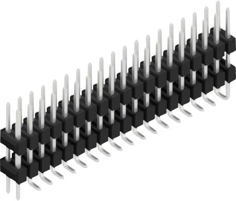 Fischer Elektronik Stiftleiste (Standard) Anzahl Reihen: 2 SL16SMD10738ZP 10St.