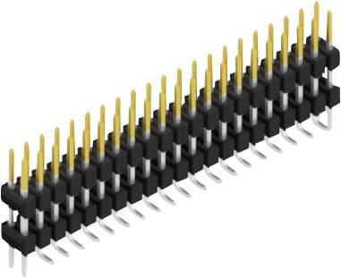 Fischer Elektronik Stiftleiste (Standard) Anzahl Reihen: 2 SL16SMD10742SP 10St.