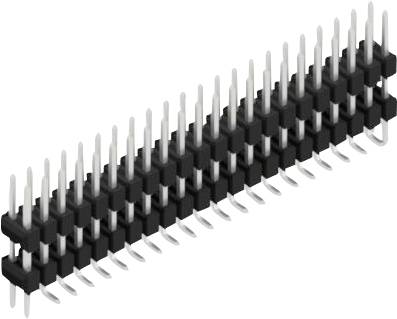 Fischer Elektronik Stiftleiste (Standard) Anzahl Reihen: 2 SL16SMD10744ZP 10St.