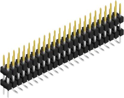 Fischer Elektronik Stiftleiste (Standard) Anzahl Reihen: 2 SL16SMD10746SP 10St.