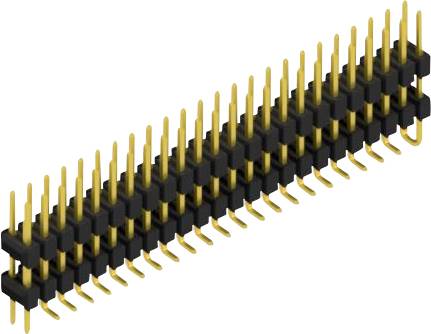 Fischer Elektronik Stiftleiste (Standard) Anzahl Reihen: 2 SL16SMD10748GP 10St.
