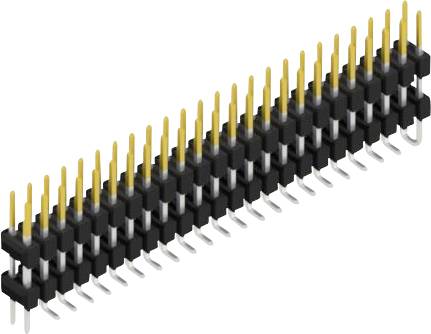 Fischer Elektronik Stiftleiste (Standard) Anzahl Reihen: 2 SL16SMD10748SP 10St.