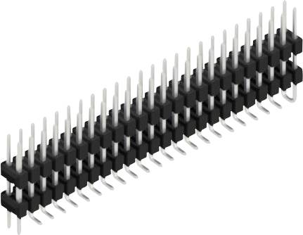 Fischer Elektronik Stiftleiste (Standard) Anzahl Reihen: 2 SL16SMD10748ZP 10St.