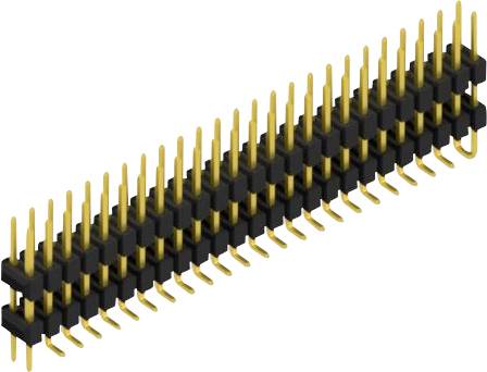 Fischer Elektronik Stiftleiste (Standard) Anzahl Reihen: 2 SL16SMD10750GP 10St.