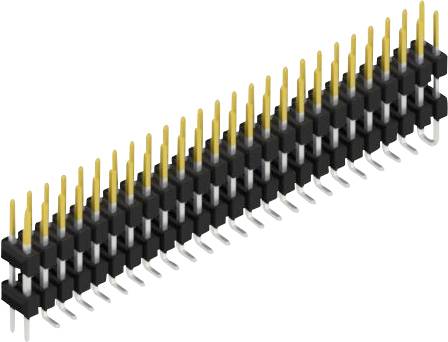 Fischer Elektronik Stiftleiste (Standard) Anzahl Reihen: 2 SL16SMD10750SP 10St.