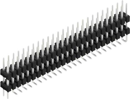Fischer Elektronik Stiftleiste (Standard) Anzahl Reihen: 2 SL16SMD10750ZP 10St.
